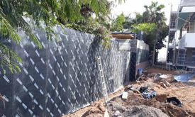 trasdos de muro con imprimación