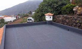 suelo de terraza impermeabilizada