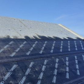 tejado en construcción