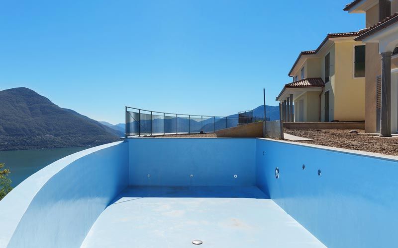 Piscina sin agua